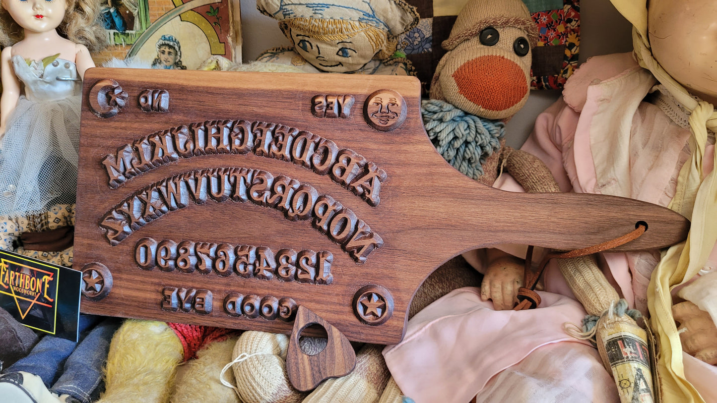 15 inch Spirit Board Paddle with laser engraving on the back
