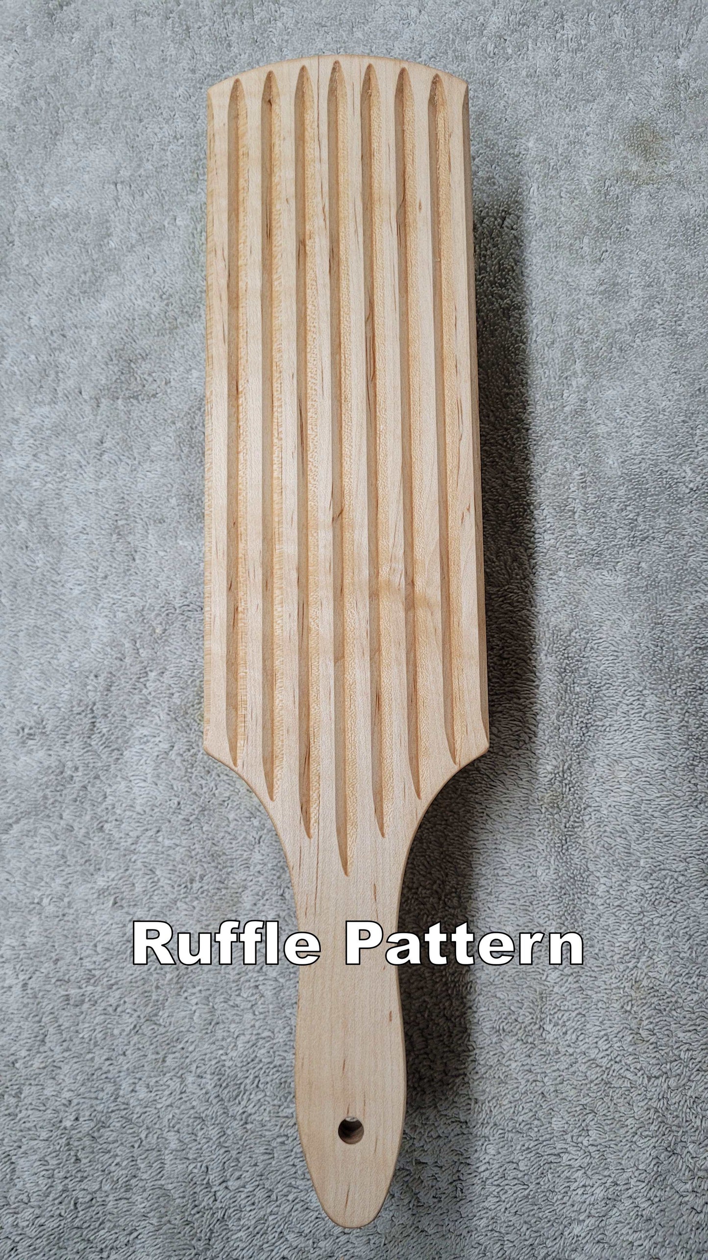 14 inch Grooved Pattern Spanking Paddle -BDSM Play-