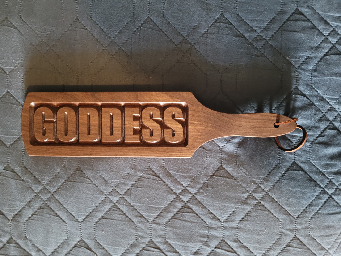 14 inch Paddle with Custom Inset Stamp Lettering