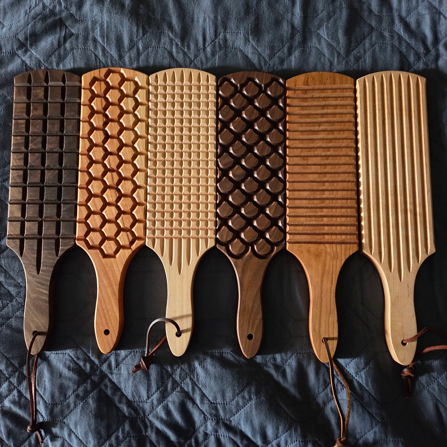 14 inch Grooved Pattern Spanking Paddle -BDSM Play-