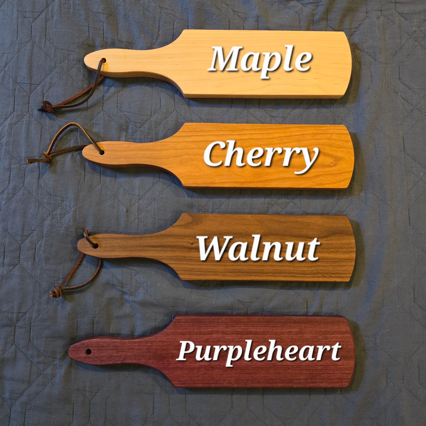 14 inch Paddle with Custom Inset Stamp Lettering