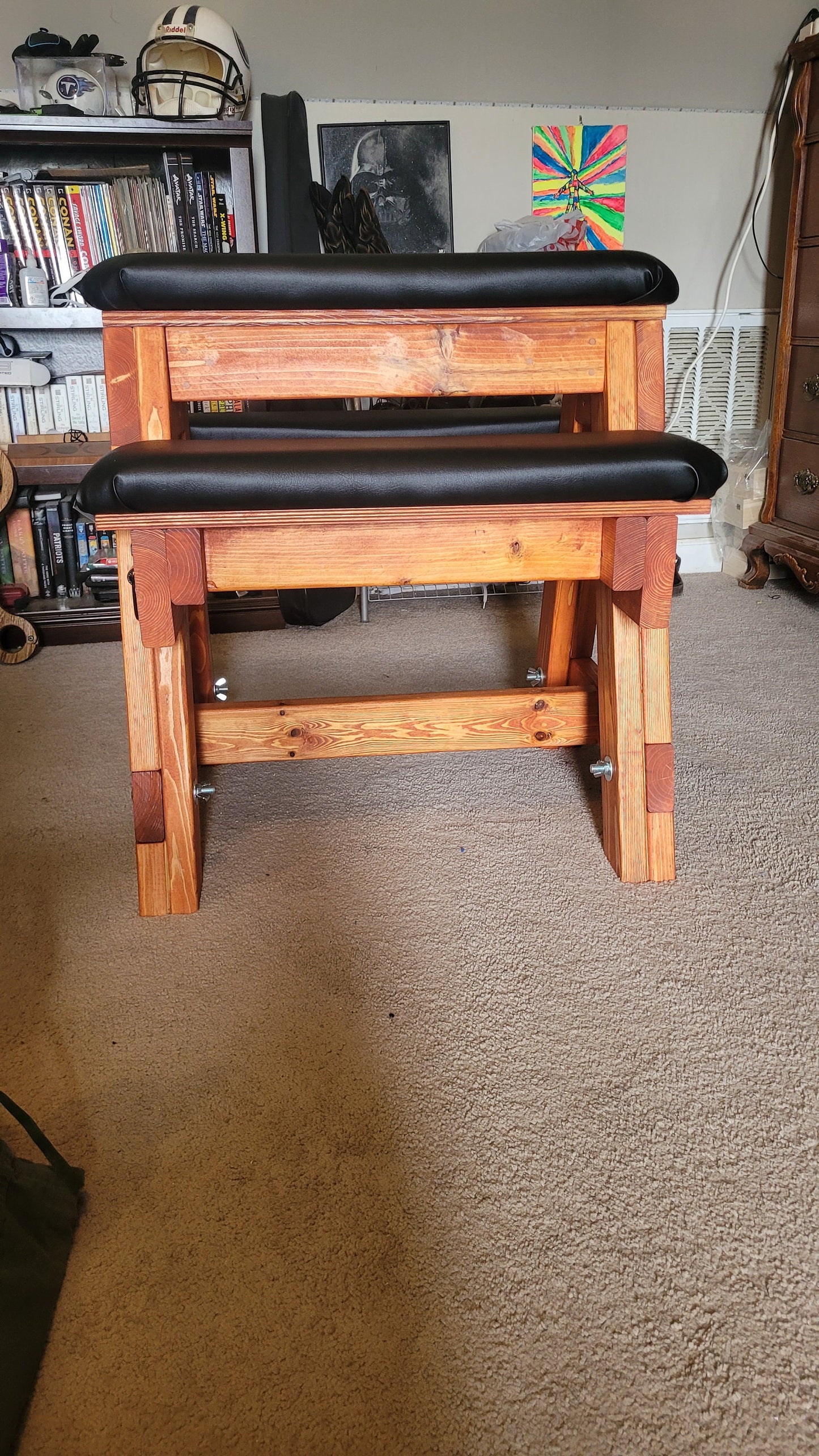 Plans for Portable and Adjustable Spanking Bench