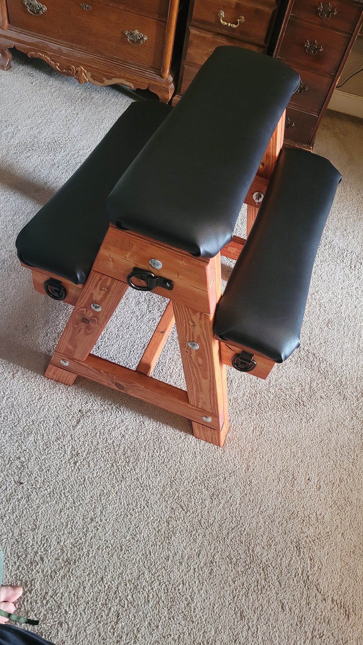 Plans for Portable and Adjustable Spanking Bench