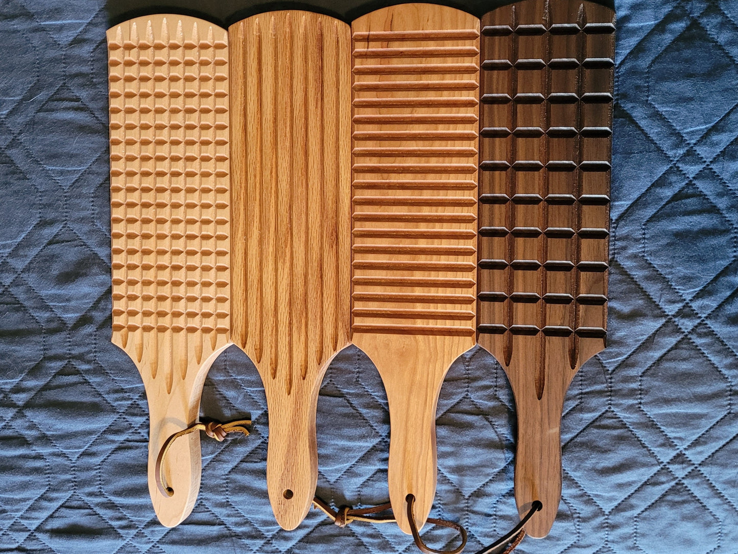 14 inch Grooved Pattern Spanking Paddle -BDSM Play-