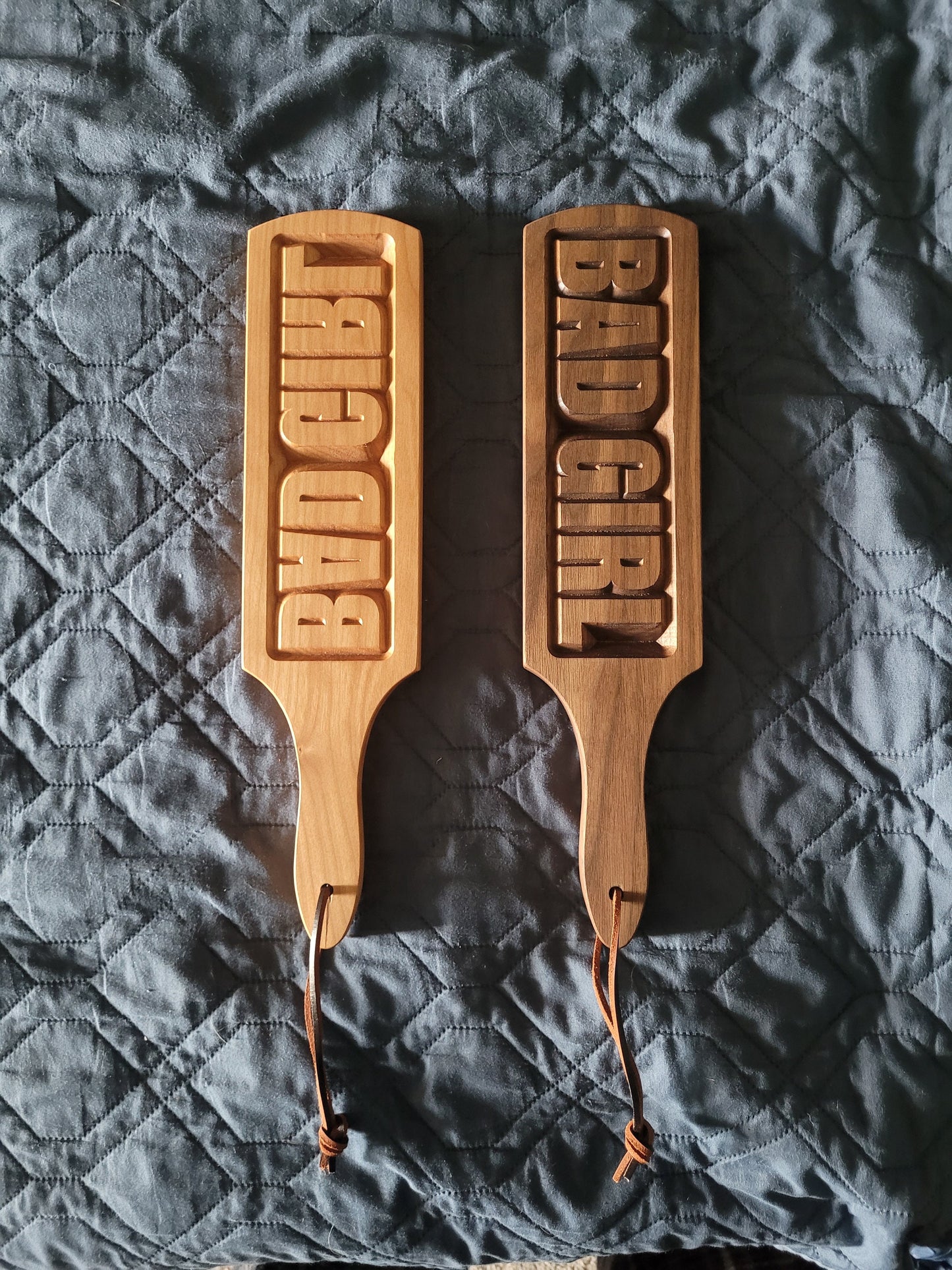 14 inch Paddle with Custom Inset Stamp Lettering