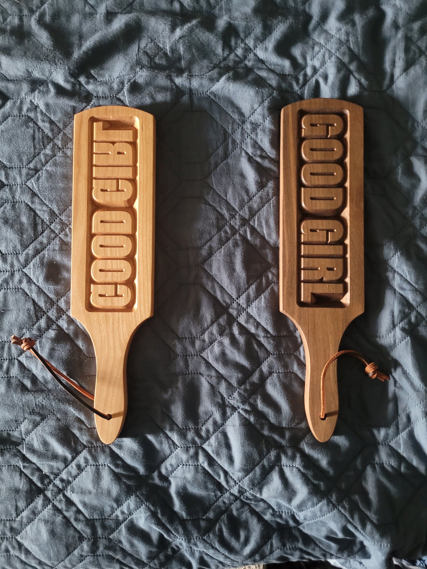 14 inch Paddle with Custom Inset Stamp Lettering