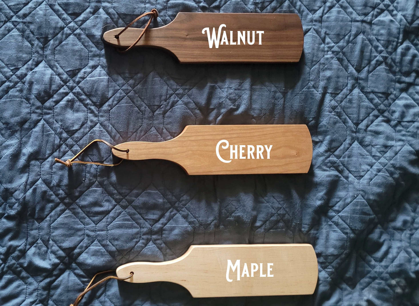 14 inch Paddle with Custom Inset Stamp Lettering