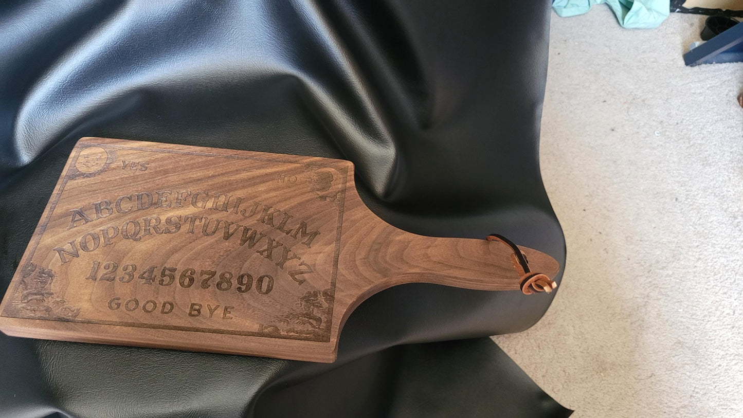 15 inch Spirit Board Paddle with laser engraving on the back